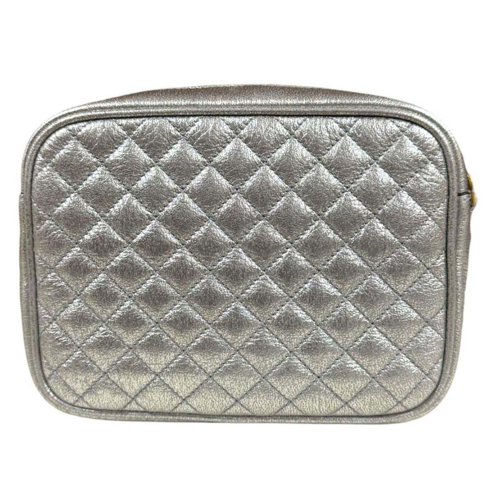 GUCCI Silver GG Marmont Shoulder Bag - Picture 3 of 10